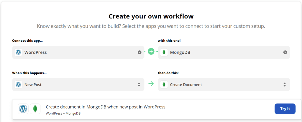 WordPress MongoDB - Try it